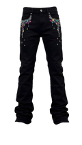 ‘CRYING GEMS’ JEANS