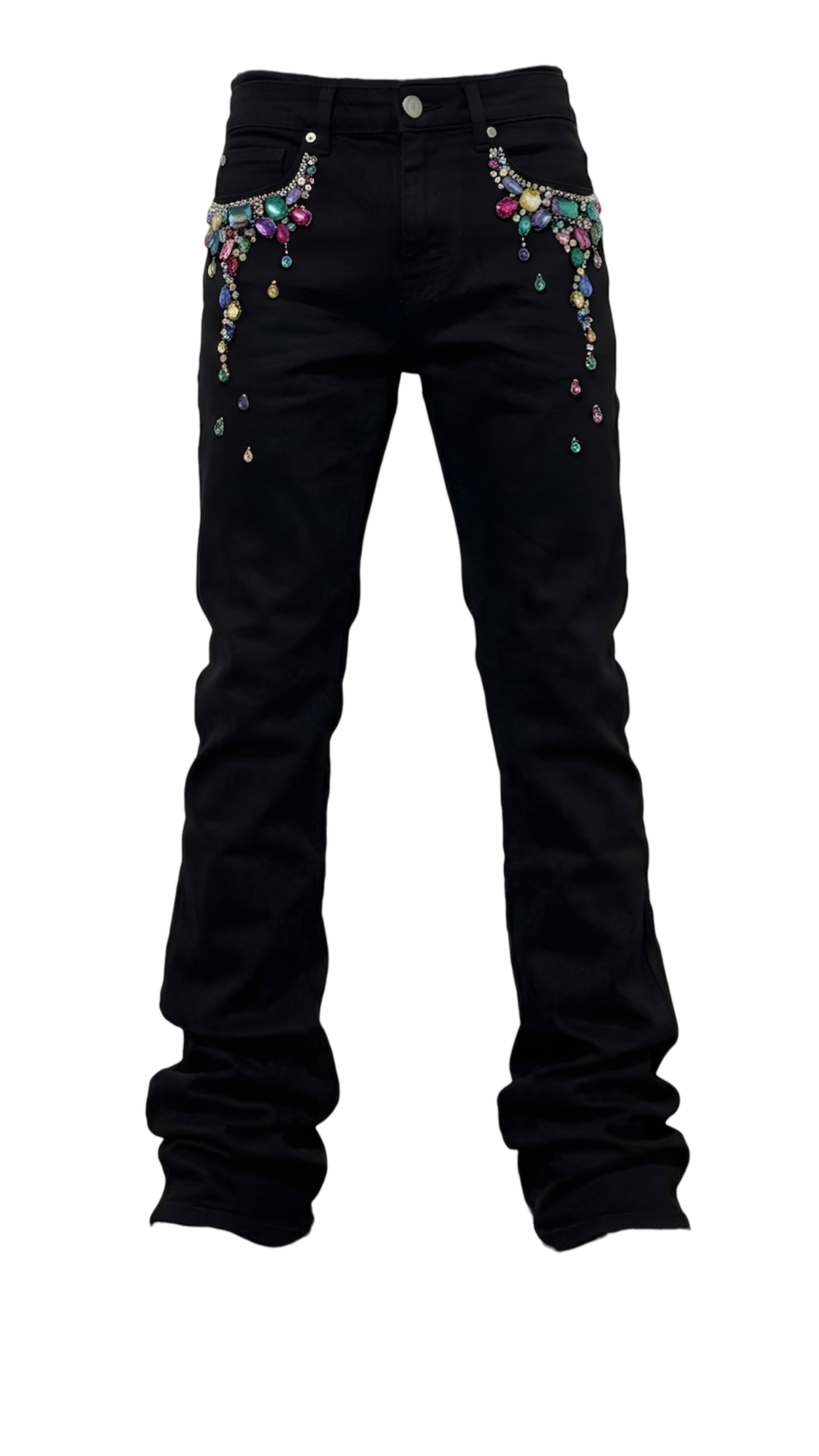 ‘CRYING GEMS’ JEANS